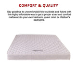 Palermo Queen 20cm Memory Foam and Innerspring Hybrid Mattress
