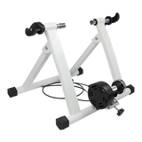 Indoor Magnetic Bicycle Trainer Fitness Bike Resistance Cycling Training Stand - Rear View