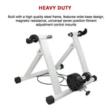 Indoor Magnetic Bicycle Trainer Fitness Bike Resistance Cycling Training Stand - Close-Up Angle