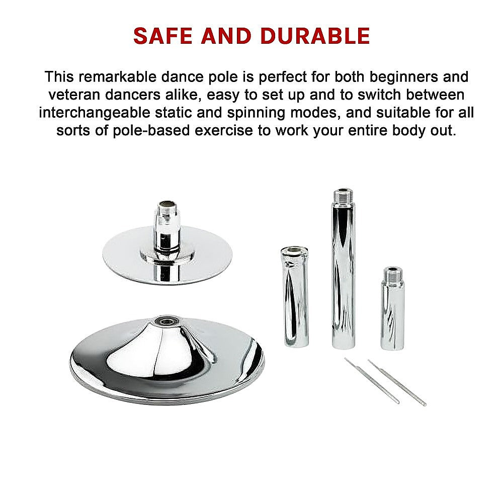 Portable Dance Pole Spinning Fitness Pole for Home Gym Training