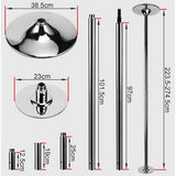 Portable Dance Pole Spinning Fitness Pole for Home Gym Training