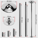 Portable Dance Pole Dancing Spinning Home Gym Fitness - Extra Image