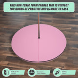 160cm Diameter Exercise Mat for Dancing Pole - Close-Up Angle