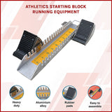 Athletics Starting Block Running Equipment - Side View