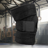 Fully Flexible Adjustable Knee Support Brace - Rear View