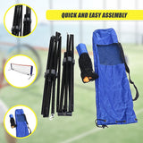 6 Meters Portable Foldable Mini Tennis Net & Post Set - Low Angle