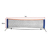 6 Meters Portable Foldable Mini Tennis Net & Post Set - Extra Image