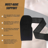 Adjustable Shoulder Support Brace Strap Compression Bandage Wrap - Extra Image