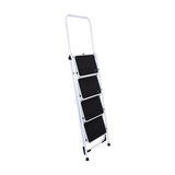 Foldable Non Slip 4 Step Steel Ladder - 45-Degree Angle