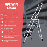 Foldable Non Slip 4 Step Steel Ladder - Extra Image