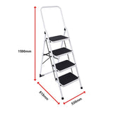 Foldable Non Slip 4 Step Steel Ladder - Extra Image