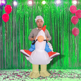 CHICKEN Fancy Dress Inflatable Suit - Fan Operated Costume - Front View