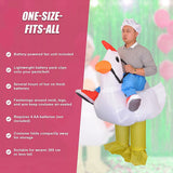 CHICKEN Fancy Dress Inflatable Suit - Fan Operated Costume - Extra Image