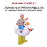 CHICKEN Fancy Dress Inflatable Suit - Fan Operated Costume - Extra Image