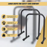 Chin Dip Parallel Bar Push Up Dipping Equipment - Low Angle