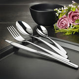 32 Piece Stainless Steel Cutlery Set Knives Fork Spoon Teaspoon - Front View