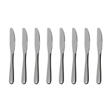 32 Piece Stainless Steel Cutlery Set Knives Fork Spoon Teaspoon - 45-Degree Angle