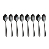 32 Piece Stainless Steel Cutlery Set Knives Fork Spoon Teaspoon - Low Angle