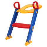 Kids Toilet Ladder Toddler Potty Training Seat - Rear View