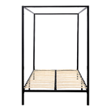 4 Four Poster Queen Bed Frame - Top-Down View