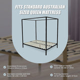 4 Four Poster Queen Bed Frame - Extra Image