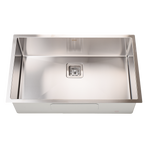 810x505mm Handmade 1.5mm Stainless Steel Undermount / Topmount Kitchen Sink with Square Waste