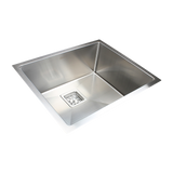 550x455mm Handmade 1.5mm Stainless Steel Undermount / Topmount Kitchen Sink with Square Waste