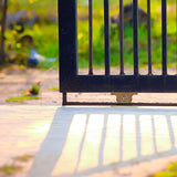 Sliding Gate Hardware Accessories Kit - 6m Track, Wheels, Stopper, Roller Guide - 45-Degree Angle