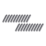 Sliding Gate Hardware Accessories Kit - 2m Track - Top-Down View