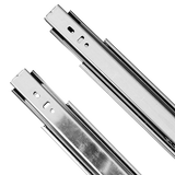 10 Pairs of 500mm Soft Close Full Extension Ball Bearing Drawer Runner - 45-Degree Angle