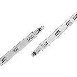 10 Pairs of 500mm Soft Close Full Extension Ball Bearing Drawer Runner - Rear View