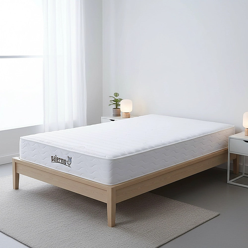 Contour Encased Coil Single Mattress – Hybrid Support with CertiPUR-US® Certified Foam Comfort Layers