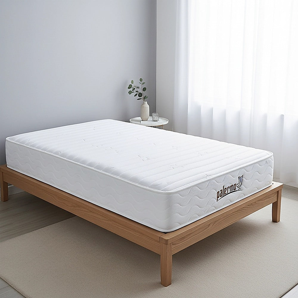 Contour Encased Coil Single Mattress – Hybrid Support with CertiPUR-US® Certified Foam Comfort Layers