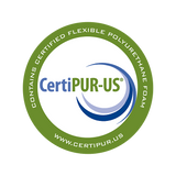 Palermo Double Mattress Memory Foam Green Tea Infused CertiPUR Approved - 45-Degree Angle