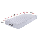 Palermo Double Mattress Memory Foam Green Tea Infused CertiPUR Approved - Close-Up Angle