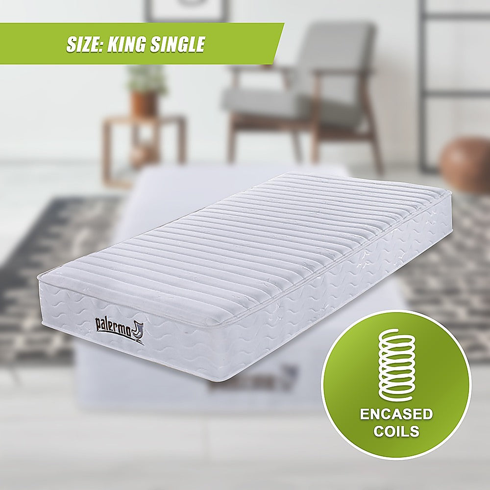 Palermo King Single Mattress Memory Foam Green Tea Infused CertiPUR Approved