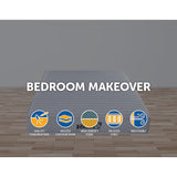 Contour Encased Coil Double Mattress – Hybrid Support with CertiPUR-US® Certified Foam Comfort Layers - Side View