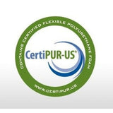 Contour Encased Coil Double Mattress – Hybrid Support with CertiPUR-US® Certified Foam Comfort Layers - Rear View