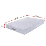 Contour Encased Coil King Mattress  Hybrid Support with CertiPUR-US® Certified Foam Comfort Layers