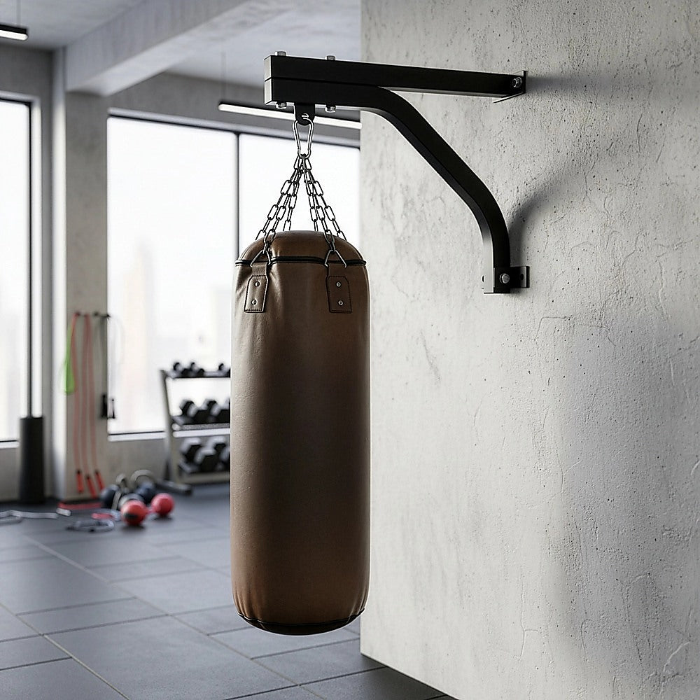 Heavy Duty Punch Bag Wall Bracket Steel Boxing Bag Holder for Home Gym