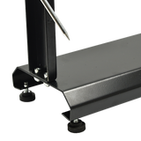 Motorcycle Wheel Balancer Stand Motor Heavy Duty Carbon Steel - Top-Down View