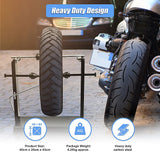 Motorcycle Wheel Balancer Stand Motor Heavy Duty Carbon Steel - 45-Degree Angle