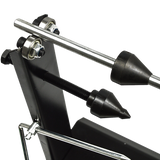 Motorcycle Wheel Balancer Stand Motor Heavy Duty Carbon Steel - Close-Up Angle