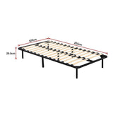 King Single Metal Bed Frame - Bedroom Furniture - Extra Image