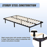 King Single Metal Bed Frame - Bedroom Furniture - Low Angle