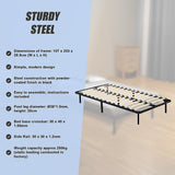 King Single Metal Bed Frame - Bedroom Furniture - Extra Image