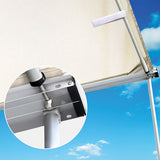 1.4m x 2m Car Side Awning Roof - Rear View