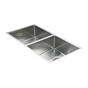 865x440mm Handmade Stainless Steel Undermount / Topmount Kitchen Sink with Waste