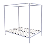 4 Four Poster Queen Bed Frame - 45-Degree Angle