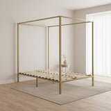 4 Four Poster Queen Bed Frame - Front View